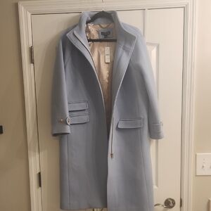 J. Crew Sky Blue Pea Coat